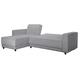 dorel home Ecksofa 230 cm Polyester 2-Sitzer Grau