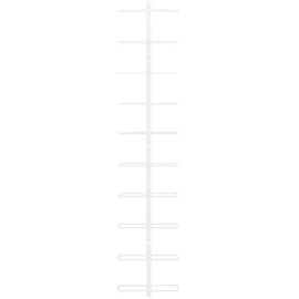 vidaXL Wand-Weinregal 10 Flaschen  Weiß