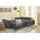 luma-home Eckcouch Cord 3-Sitzer Grau