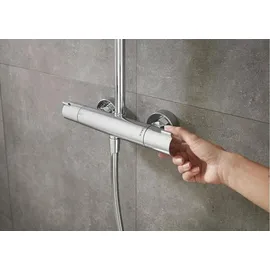 Hansgrohe Crometta E Showerpipe 240 1jet mit Thermostat chrom 27271000