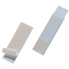 Durable Beschriftungsschilder selbstklebend 10,4 x 3,2 cm Transparent 10 St.