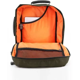 National Geographic Sportrucksack NATIONAL GEOGRAPHIC "Hybrid", Gr. B/H/T: 29,5cm, grün (khaki), Kunstfaser, Rucksäcke, mit drei Tragefunktionen