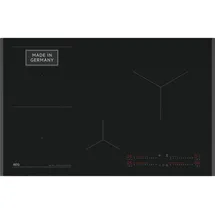 AEG Induktionskochfeld autark 80cm, Made in Germany, 4 Flex-Zonen mit Kratzresistenter SaphirMatt-Oberfläche, Powerfunktion, Bridge-Kombination 2er Zonen, Hob2Hood, Facettenrahmen, TII84B0FFZ