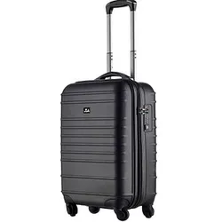 JSA Reise-Trolley S Kunststoff schwarz 36,0 x 18,0 x 53,0 cm