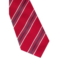 Eterna Krawatte rot gestreift, rot, 142