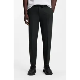 Boss Green Stretch-Hose T Flex mit elastischem Bund und Kordelzug Stretchhose Businesshose schwarz 52