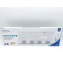 MediaRange Highline Wireless Tastatur DE Set weiß (MROS106)