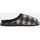 HAFLINGER Flair Plaid Pantoffeln aus gewalkter Wolle Eule Blau (Kapitän 79), Gr. - EU