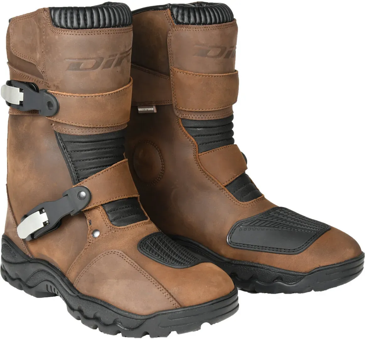 DIFI Navarra Medium Aerotex wasserdichte Motorrad Stiefel, braun, Größe 40 für Männer