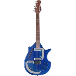 Danelectro Sitar Blue Metal Flake Coral Sitar Reissue