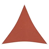 sunprotect 83217 Professional Sonnensegel 3,6 x 3,6 x 3,6 m Dreieck wind- & wasserdurchlässig, rot