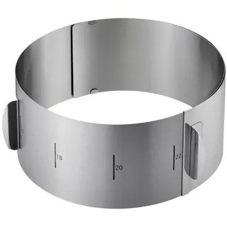 GEFU Tortenring Tondo Edelstahl Silber