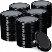Kadax 50er Set Schraubdeckel TO66 für Gläser 66mm – Twist-Off Ersatzdeckel für 200-350ml Einmachgläser & Marmeladengläser, Luftdicht & Spülmaschinenfest