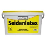 Primaster Seidenlatex 2,5L Weiß Seidenglänzend Latexfarbe Wandfarbe Abriebfest