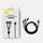 Baseus USB-C auf Micro + Lightning 1,2 m Schwarz