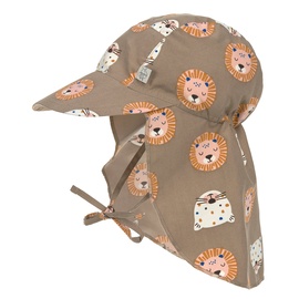 Lässig - Schirmmütze Wild Cats mit Nackenschutz in Choco Gr.43-45,