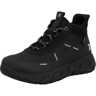 Rieker Damen M6500 Sneaker High, Schwarz, 37 EU
