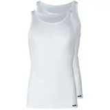 SKINY Herren 2er Pack - Tank Top DP, ärmellos, Feinripp, Baumwolle Weiß M