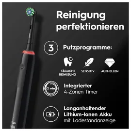 Oral-B Pro 3 3900 + 2. Handstück schwarz/rosa Gift Edition