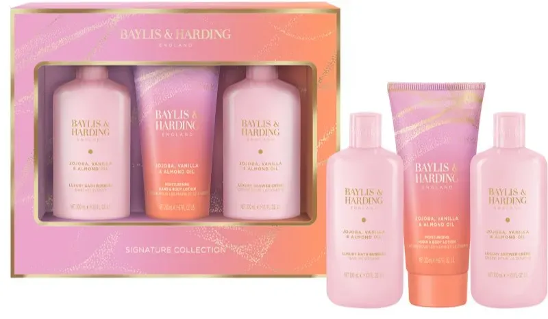 Baylis & Harding Jojoba, Vanilla & Almond Oil Geschenkset für Damen mit Mandelöl