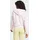 adidas Damen Essentials 3-Streifen French Terry Kapuzenjacke - Clear pink/white XS