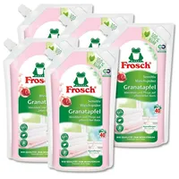 Frosch Weichspüler Granatapfel 1 Liter pflegend mit Granatapfel (5er Pack)