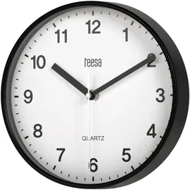 Teesa Uhr Analog 20 cm TSA0038B Schwarz