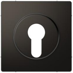 Merten  Zentralplatte für Wechsel-Rastschalter-Einsatz, System Design, Anthrazit