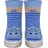 Playshoes Baby - Jungen Hüttenschuh Nilpferd Socken, Blau 19/22 EU