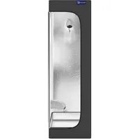 GALAXYFARM - Growzelt Galaxyfarm Luna Lite, Grow Box mit Lüftungsöffnungen, für den Innenanbau - Growschrank für Homegrowing, Pflanzenzucht, Gewächshaus, Zuchtzelt - Basisgröße 40x40, Höhe 130