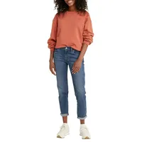 Levi's Damen Mid Rise Boyfriend Jeans, Lapis Gem, Mittel, 25W 30L