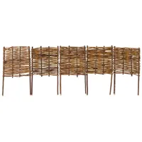 WINDHAGER Beeteinfassung Weide 100 x 36 cm beige