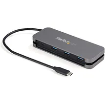 Startech StarTech.com 4 Port USB-C-Hub - 3x USB-A/1x USB-C - 5Gbit/s USB 3.0 Typ-C Hub (3.2/3.1 Gen 1) - Busbetrieben - Tragbarer USB-C auf USB-A Adapter Hub - 28,5cm integirertes Host-Kabel (HB30CM3A1CB)