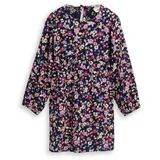 Tom Tailor Midikleid mit floralen Allover-Muster blau 128/134 EU