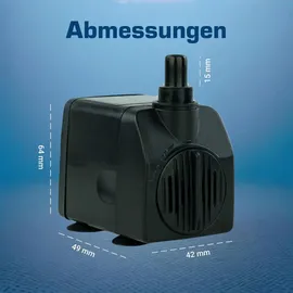 KERRY Teichpumpe 12 V 450 L/H