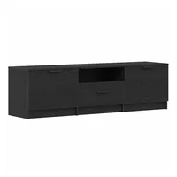 VidaXL TV-Schrank - Schwarzes Eichenholz - 140x35x40 cm Holzwerkstoff