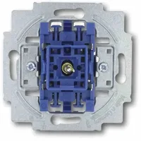Busch-Jaeger Wippschalter-Einsatz, Kontrollschalter, blau, matt, Unterputz, IP20, 2p, 1f