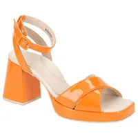 Paul Green Riemchensandaletten in Orange | Gr.: 38,5