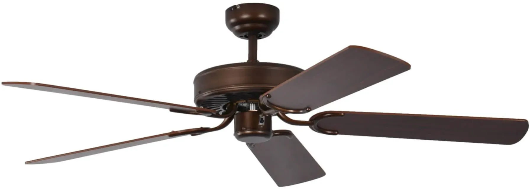 Deckenventilator Potkuri Bronze / Walnuss
