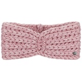 Lierys Jil Stirnband Damen - Ohrenwärmer mit Strickmuster - Ohrenschutz mit Schurwolle - Headband Made in Germany - Herbst/Winter - rosa One Size