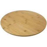 HIT Trading Servierplatte OLI, Ø 50 cm - Braun - Holz