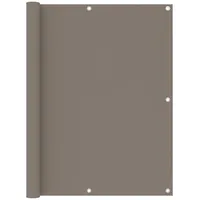 vidaXL Balkon-Sichtschutz Taupe 120x300 cm Oxford-Gewebe