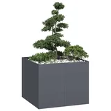 vidaXL Pflanzgefäß 80 x 80 x 80 cm Anthrazit