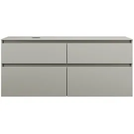 Burgbad Lin20 Waschtischunterschrank 140 x 66 x 55 cm Basaltgrau Matt