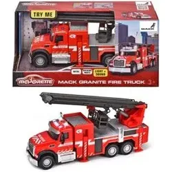 MAJORETTE 213713005 Feuerwehrauto Mack Granite Fire Truck 22 cm