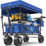 Kesser Bollerwagen faltbar GT9000 blau/grau