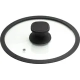 Pintinox Pinti Pro Deckel Set 2-tlg Ø 26 cm Schwarz/Weiß
