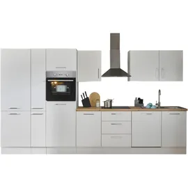 BASIC by Balculina Küchenzeile Turin 370 cm weiß