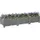 vidaXL Hochbeet 120 x 40 x 23 cm Grau