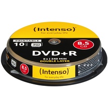 Intenso DVD+R 8.5 GB DL 8x bedruckbar 10 St.